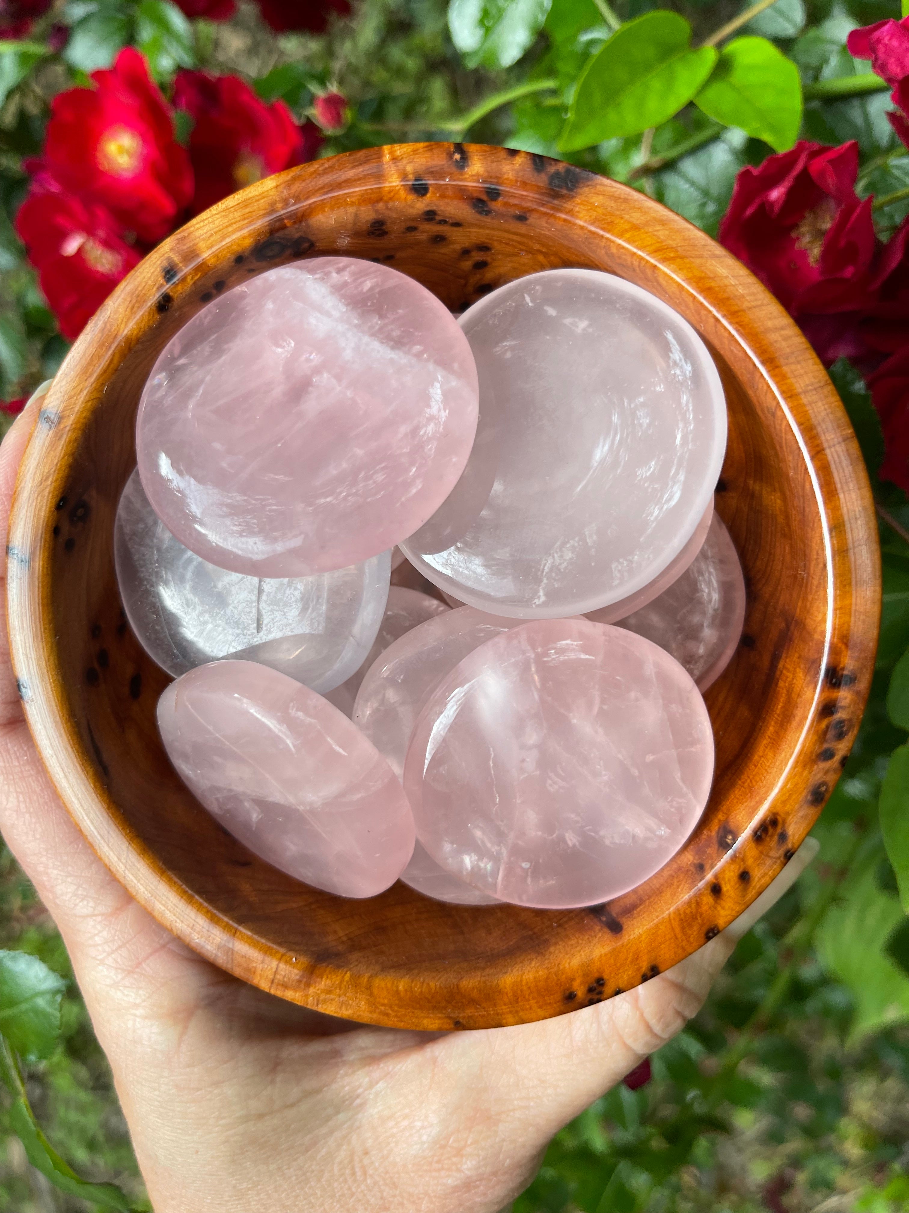 Natural Rose Quartz Oval Shape,Gemstone For Love,Oval Pink Crystals, Rose  Quartz Palmstone,Worrystone,Heart Throat Chakra,Universal love