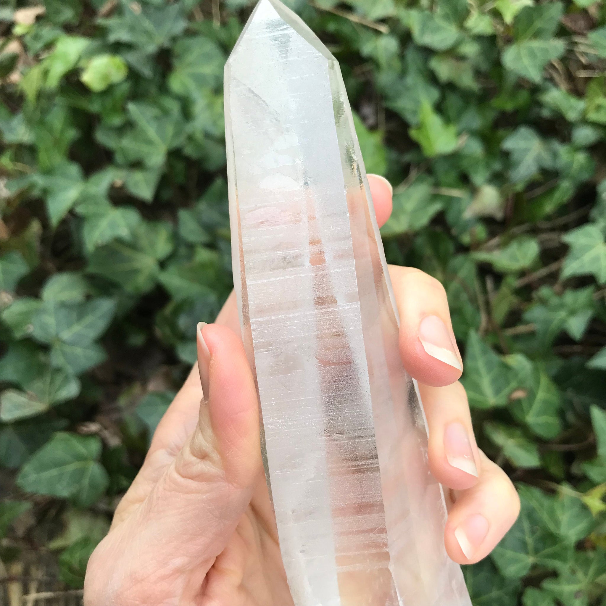 Lemurian Seed Quartz 2024 Crystal from the Serra Do Cabral Mountains of Brazil- 4