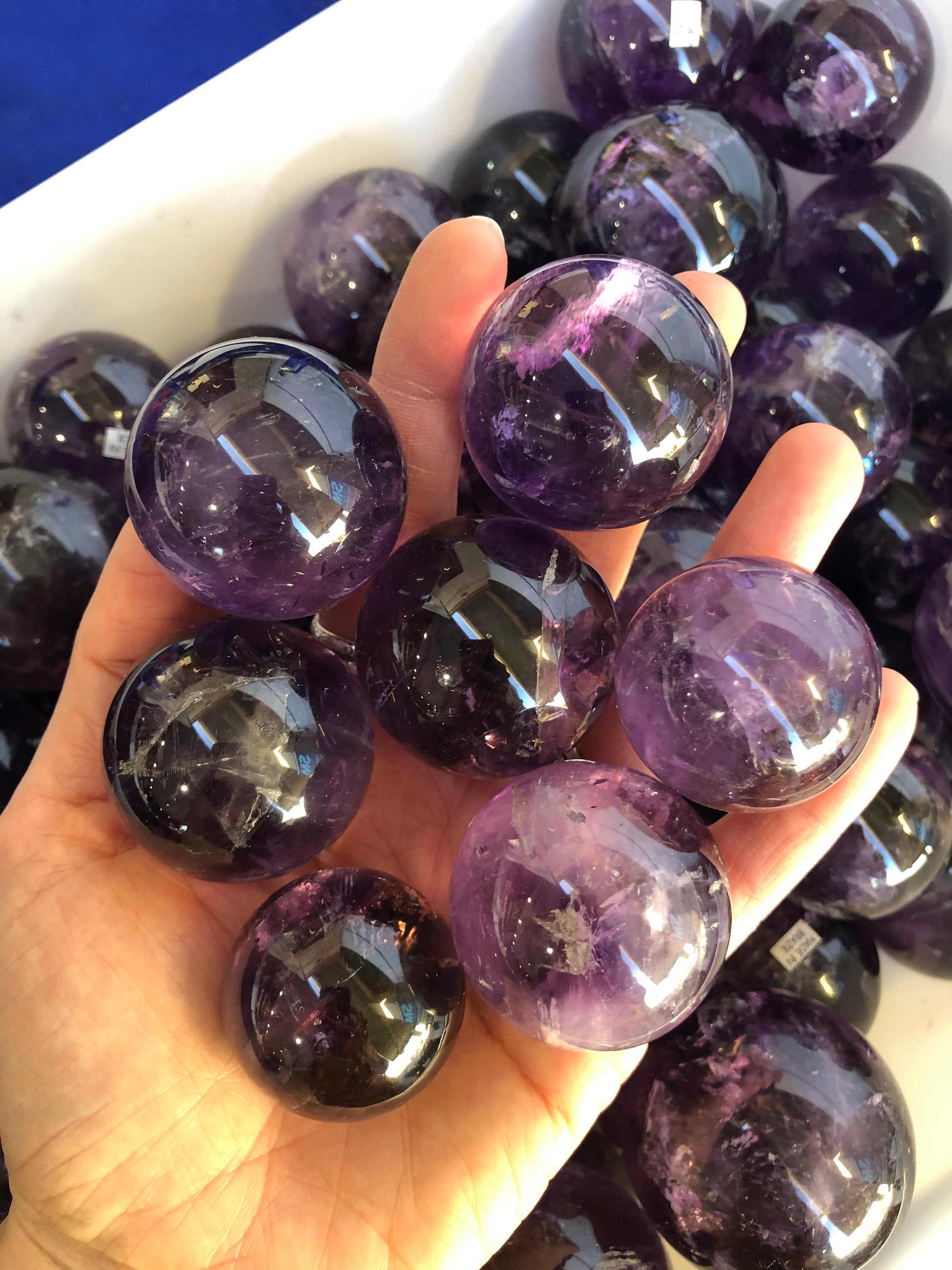 Mini Brazilian Raw Amethyst Crystal Points for Protection and Spiritual  Wisdom