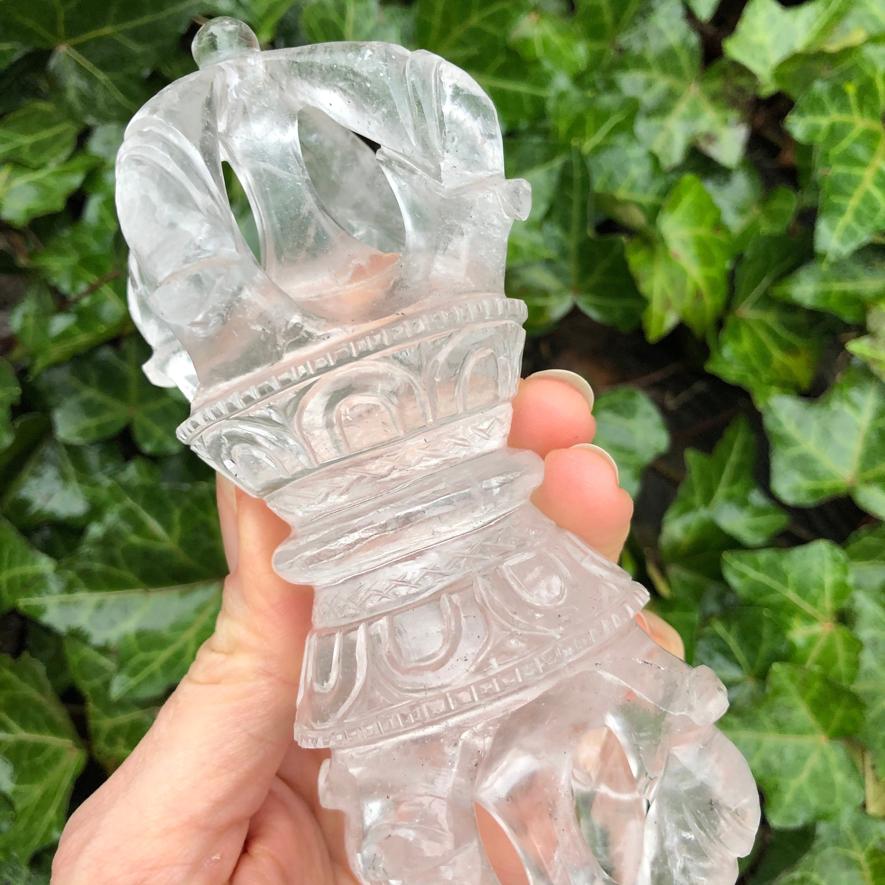 Produtos de Cristal Reiki Vastu/Feng Shui Canto Tibetano OM Bell/Budista Meditaç Produtos de Cristal Reiki Vastu/Feng Shui Canto Tibetano OM Bell/Budista Meditaç