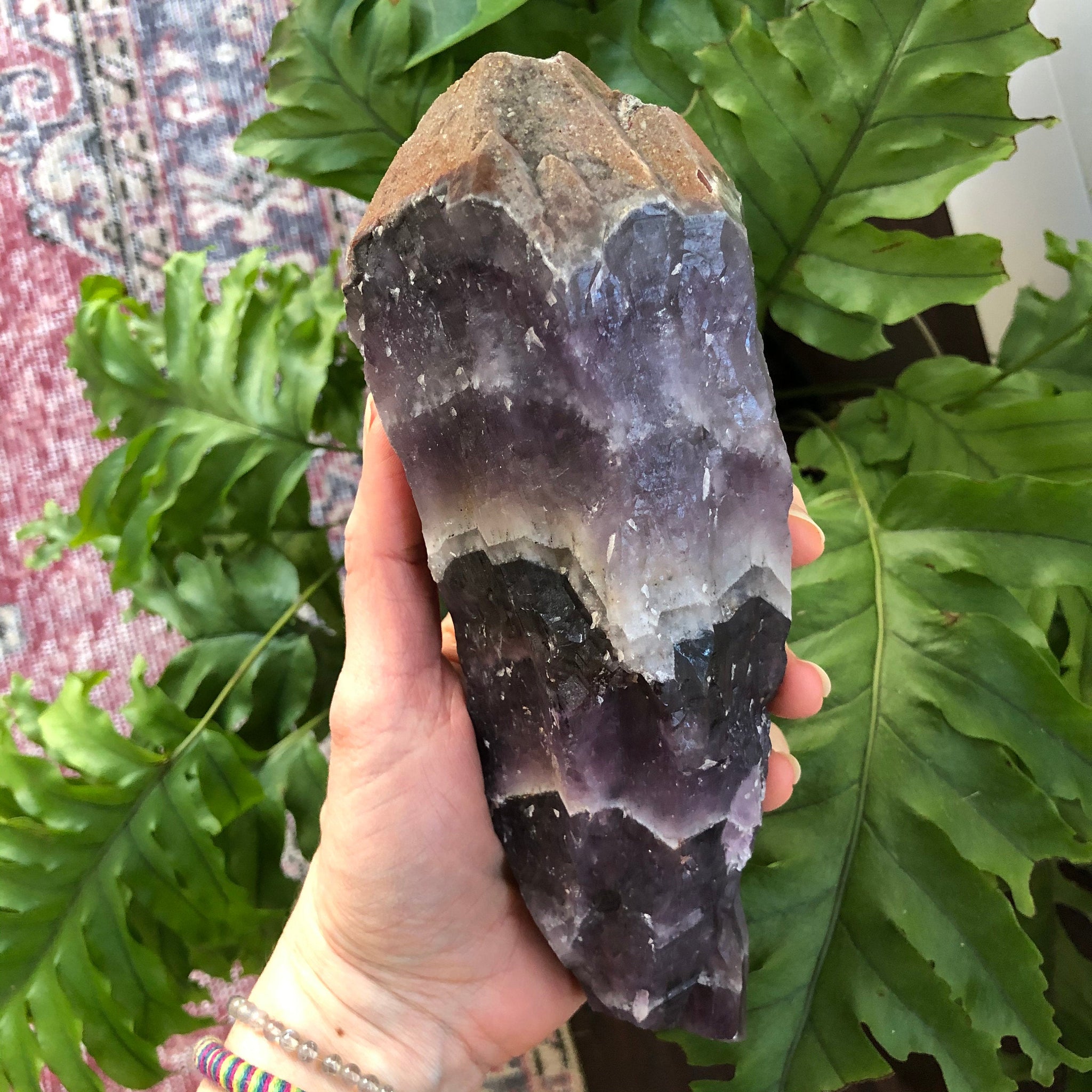 Cristal Auralite-23 Améthyste Aurora - 164g - Spécimen Rare Du Maroc - Neuf - Personnalisation Possible