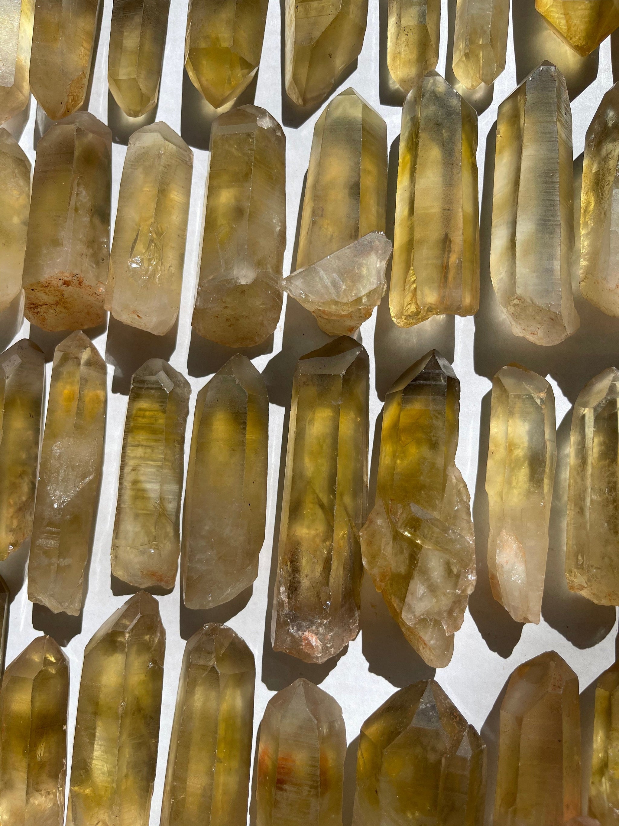 Magnifique quartz citrine AAA++ Cristaux de Druse et de Calcite, Brésil